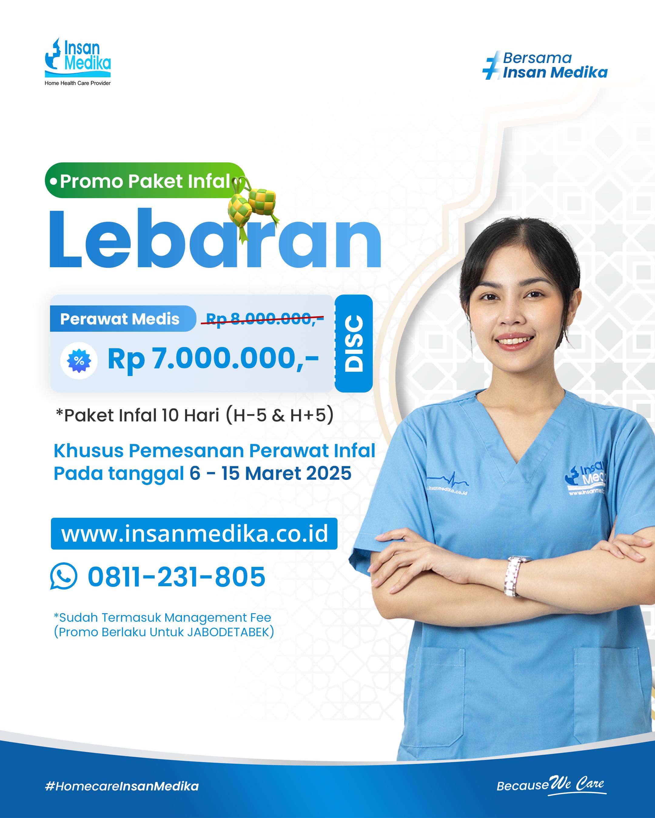 Promo Paket Infal Lebaran untuk Perawat Medis